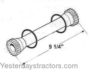 Case 1210 Hydraulic Pump Shaft K944950