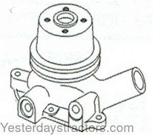 Case 880 Water Pump with Pulley K952713