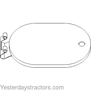 Case 780 Radiator Cover K962015