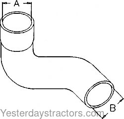 John Deere 1120 Air Cleaner Hose L29373