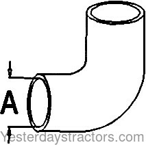 Oliver 66 Radiator Hose L518