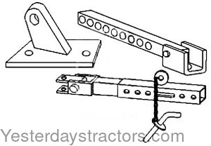 Massey Ferguson 240 Stabilizer Set Left Hand M135-LH