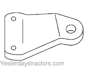 John Deere 430 Front Support Pivot Shaft M4156T