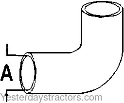 Oliver 880 Radiator Hose M518