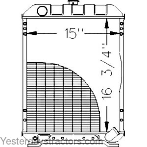 John Deere 1070 Radiator M804383