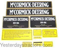 MD2236 Decal Set MD22-36