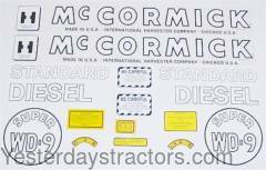 Farmall WD9 Decal Set MDSWD9