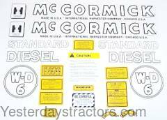 Farmall WD6 Decal Set MDWD6