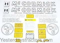 Farmall WD6 Decal Set MDWD6