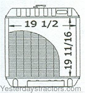 John Deere 8875 Radiator MG86534243