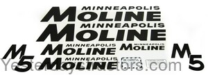 Minneapolis Moline M5 Decal Set MMM5B