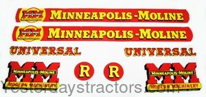 Minneapolis Moline R Decal Set MMR