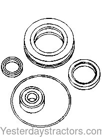 Farmall 1456 Clutch Bearing and Seal Kit N158563