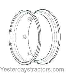 Ford NAA Rear Rim NCA1020C