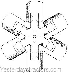 Ford 2000 Fan Blade NCA8600B