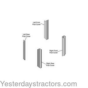 R1224 Cab Foam Post Kit R1224