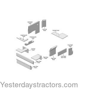 R1232 Cab Foam Kit R1232