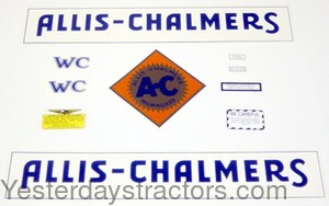 Allis Chalmers WC Decal Set ACWC