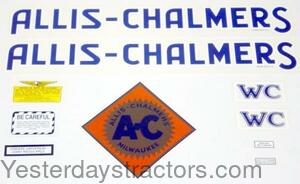 Allis Chalmers WC Decal Set ACWCL