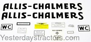 Allis Chalmers WC Decal Set ACWCB