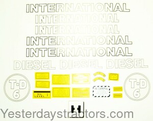 Farmall TD6 Decal Set IHCTD6