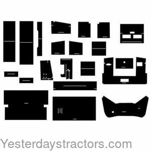 Farmall 4386 Cab Foam Kit R3241