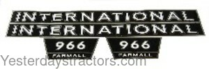 Farmall 966 Decal Set R3479