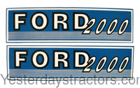Ford 2000 Decal Set R5196