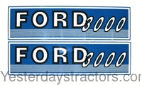 Ford 3000 Decal Set R5197