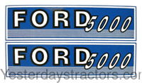 Ford 5000 Decal Set R5199