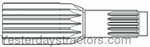 John Deere 8430 Pinion Shaft R67199