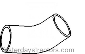 John Deere 4255 Radiator Hose R72742