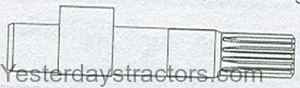 R79152 Power Steering Pump Shaft R79152