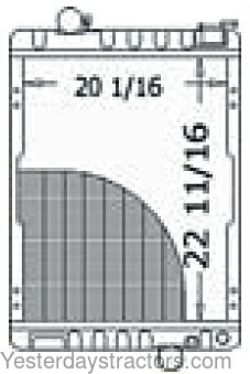 John Deere 7410 Radiator RE165030