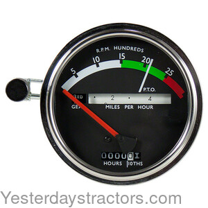 John Deere 2510 Tachometer With Red Needle RE206853