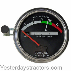 John Deere 4620 Tachometer With Red Needle RE206857