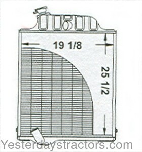 John Deere 4040 Radiator RE21894