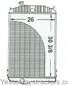 John Deere 4640 Radiator RE21896