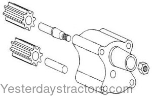 John Deere 4400 Oil Pump RE35685