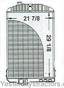 John Deere 4055 Radiator RE38664