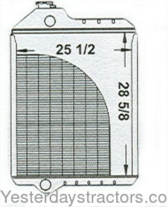 John Deere 4960 Radiator RE46314