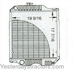 John Deere 5500 Radiator RE62841