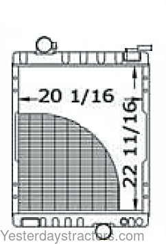 John Deere 7200 Radiator RE67333