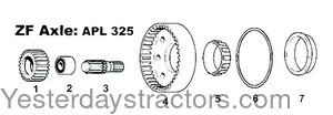 John Deere 2250 Axle Gear S.07700