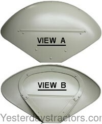 Ferguson TO35 Fender with Rounded Bracket S.66428