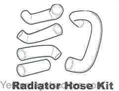 Ford Dexta Radiator Hose Kit S.66632