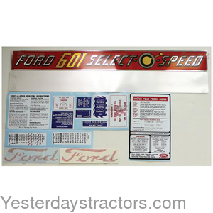 Ford 601 Decal Set S.66881