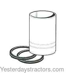 Ford 2110 Piston Liner with Seals SBA110126161
