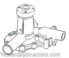 Ford 1310 Water Pump SBA145017300