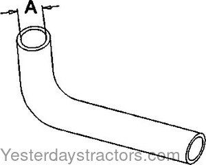 Ford 1500 Radiator Hose SBA310160380